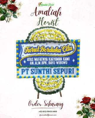 Papan Bunga Duka di Fena Leisela